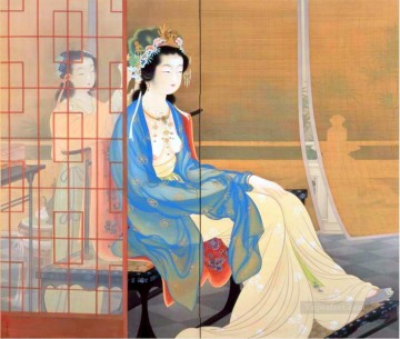 yang gui fei 1922 Uemura Shoen Bijin ga mujeres hermosas Pinturas al óleo